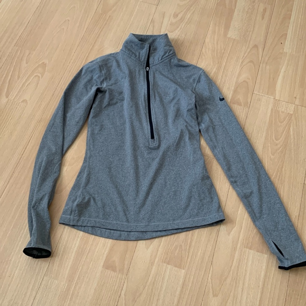 Gray dri-fit jacket